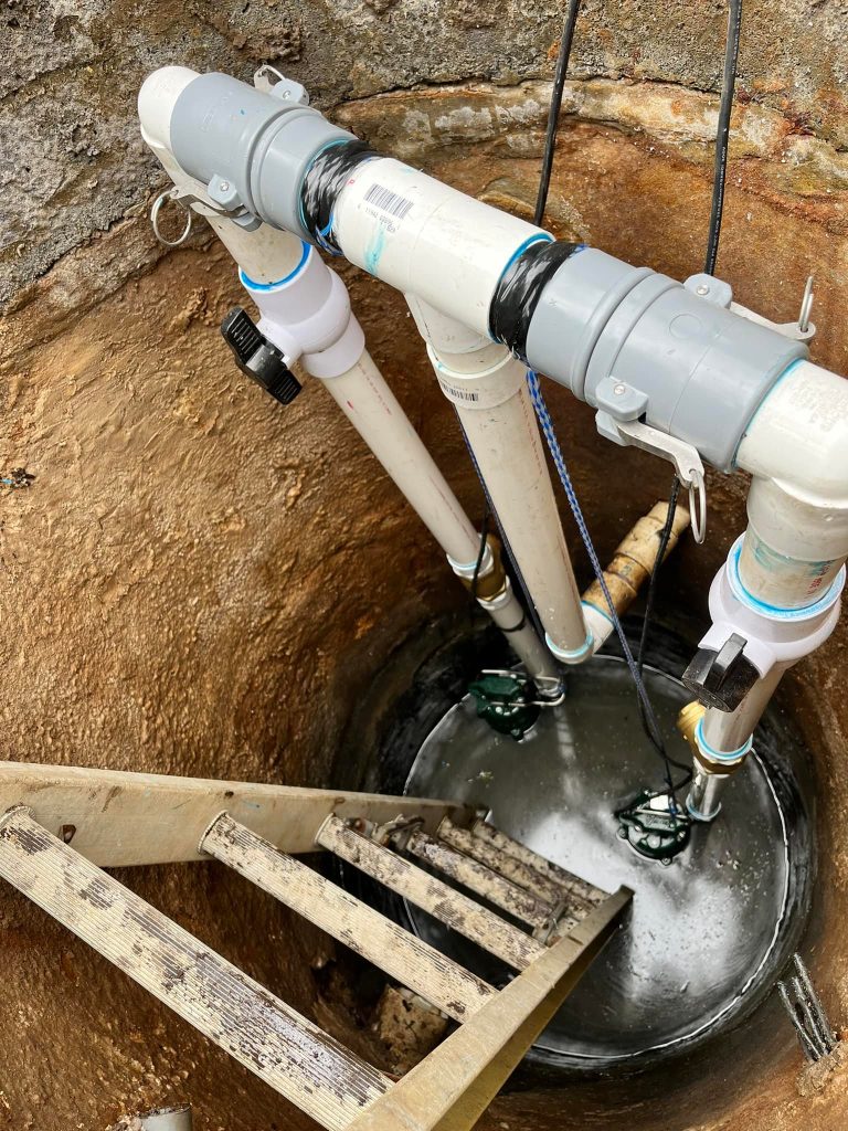 Freedom Plumbers Septic Tank Services sewage pump truck in Northern Virginia