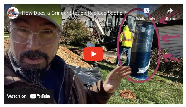 youtube-video-freedom-plumbers How does a grinder station replace septic? video