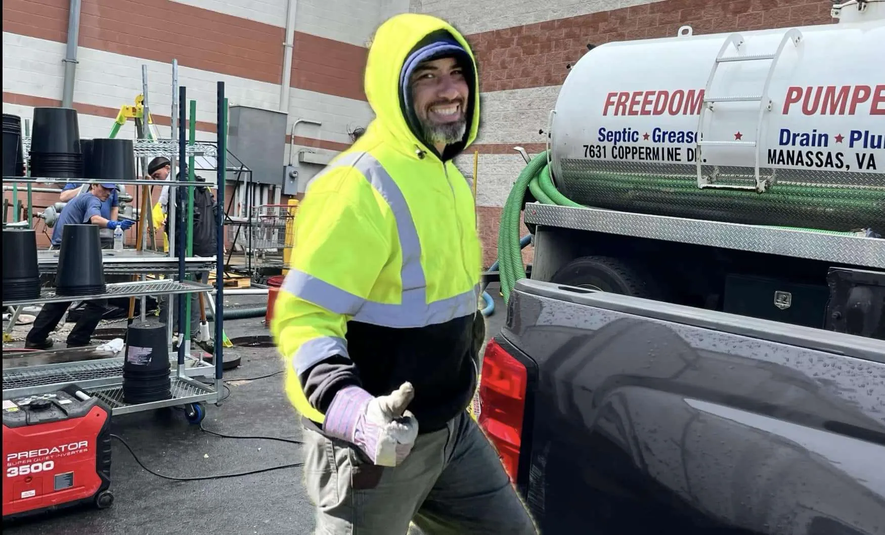 Freedom Pumpers Grease Trap service We are now licensed and permitted to discharge high strength grease trap waste in Blue Plains.