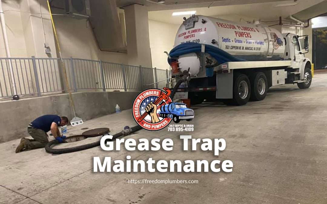 grease trap maintenance, pumping services, septic system maintenance, water filtration, and emergency drain cleaning.