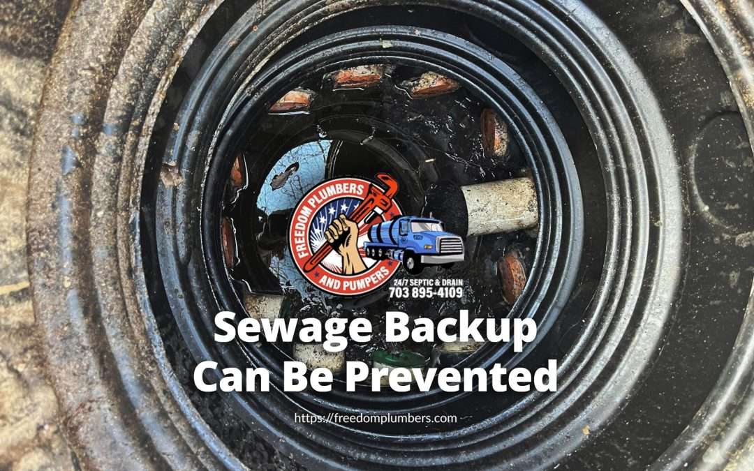 sewage backup drain clog service